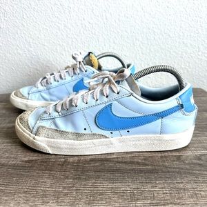 Nike Blazer Low '77 Vintage Shoes University Blue White Men’s Size 7.5
